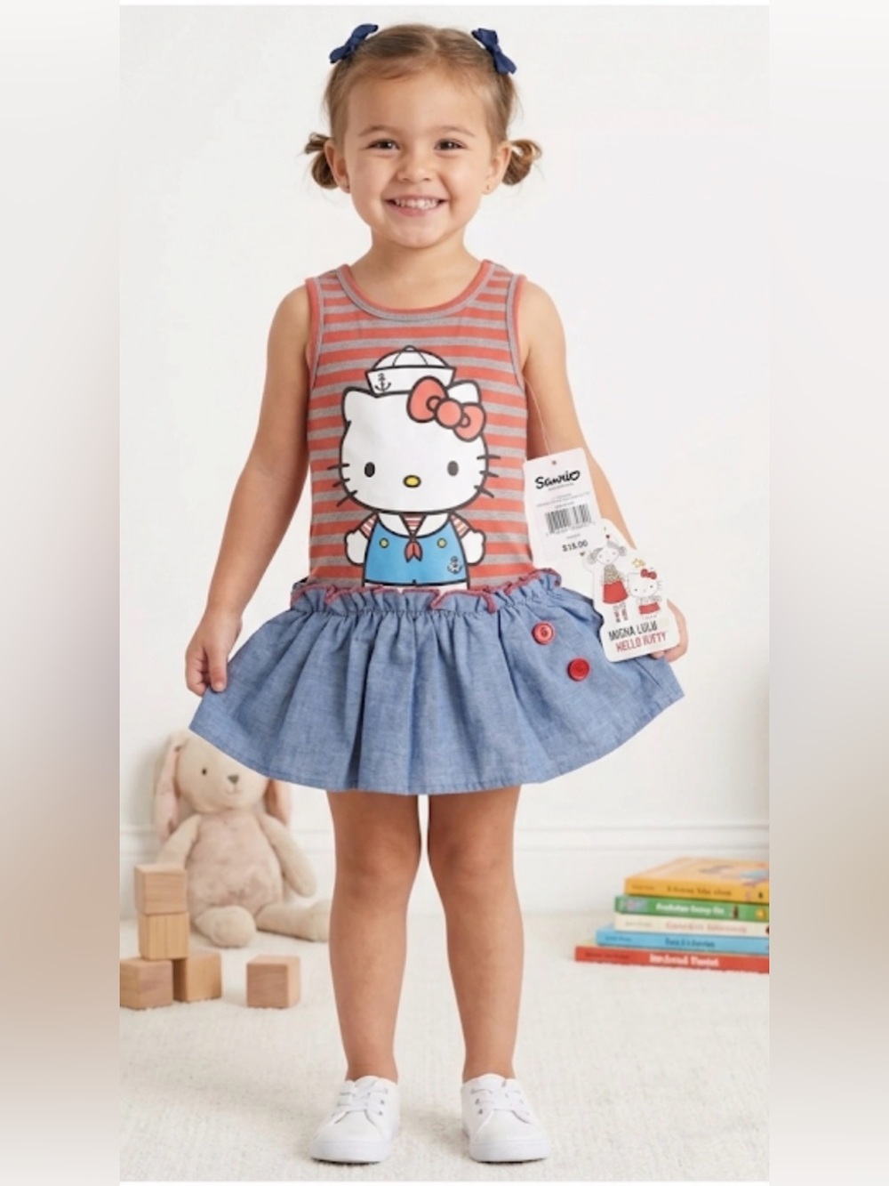 Hello kitty dress for baby or child multiple sizes - Picture 1 of 5